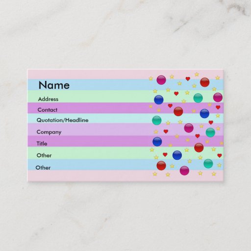 Customizable Colors Fantasy Business Card Templates