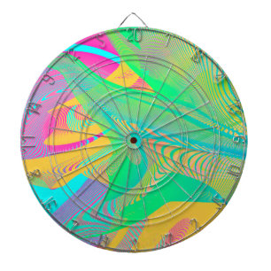 COLORS FLUO - Fractal Art - Dart Board