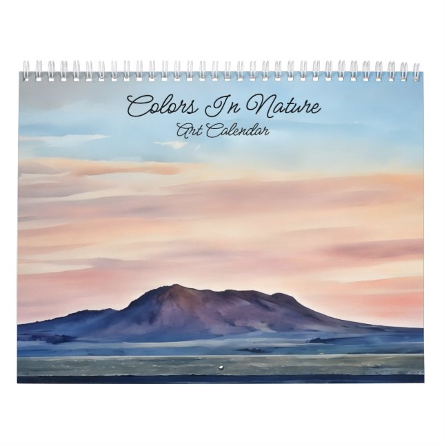 Colors In Nature Art Calendar (Cover)