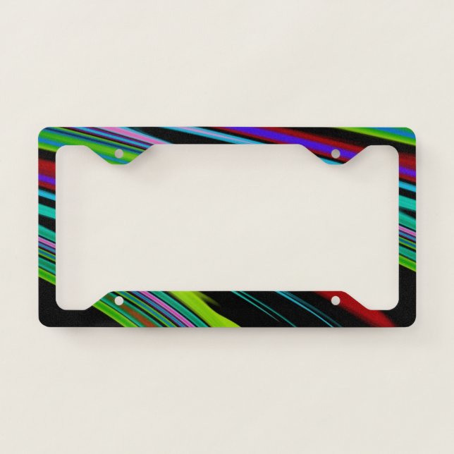 Colors in Space License Plate Frame (Front)