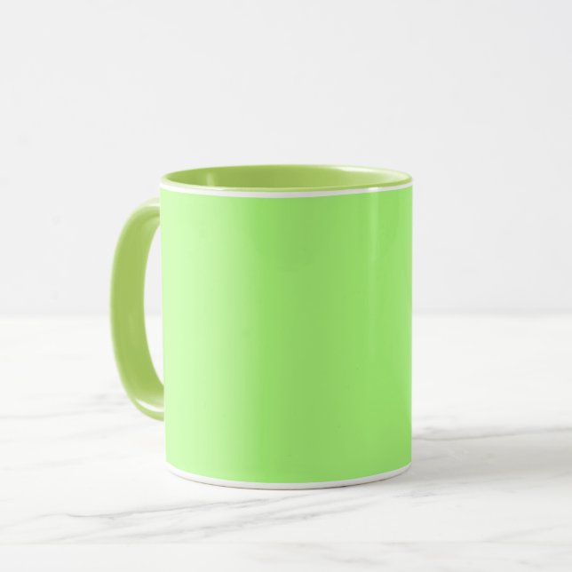 Colors Lime Green  Mug (Front Left)