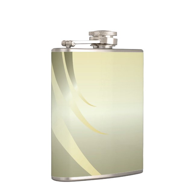 colors of a summer sunset hip flask (Right)