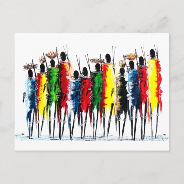 Colors of Africa Postcard (Front)