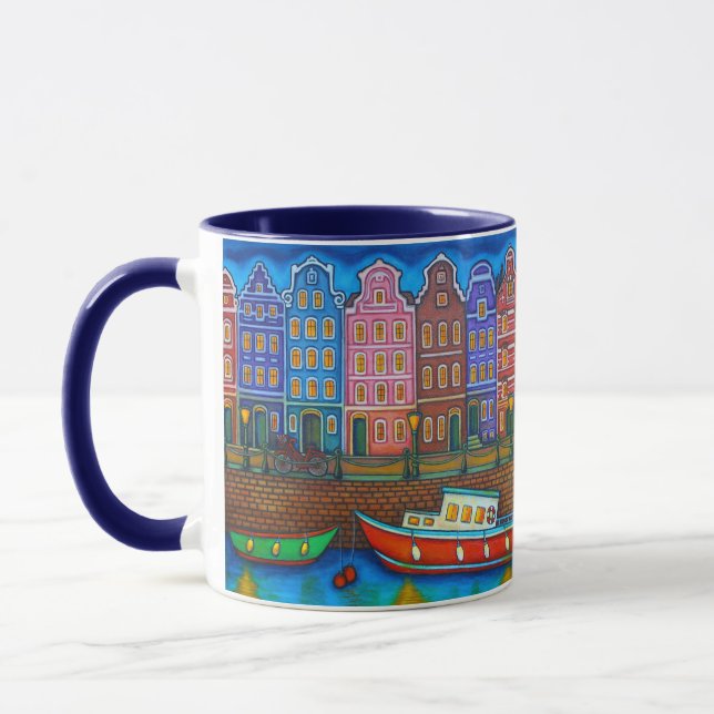 Colors of Amsterdam Mug by Lisa Lorenz (Left)