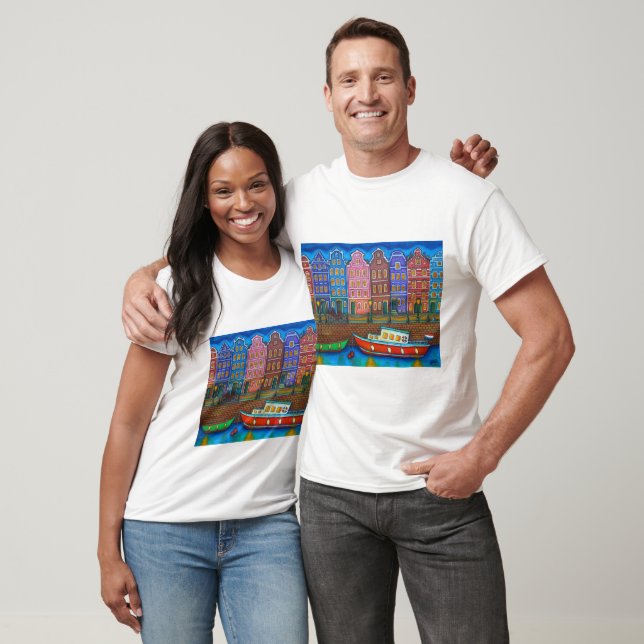 Colors of Amsterdam T-shirt by Lisa Lorenz (Unisex)