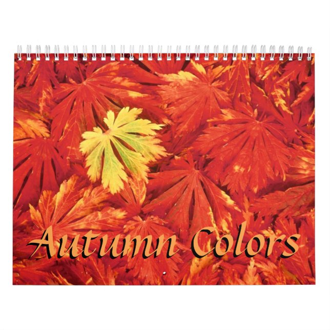 Colors of Autumn  2018 Calendar (Cover)