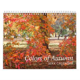 Colors of Autumn Calendar