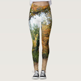 Colors of Autumn Print Leggings