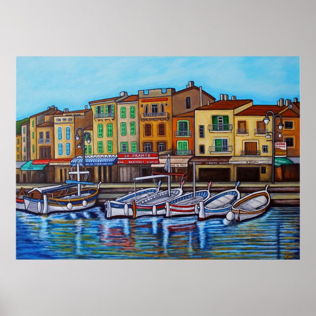 Colors of Cassis Value Poster Print (Front)