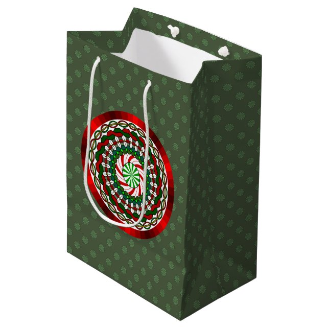 Colors of Christmas Gift Bag (Front Angled)