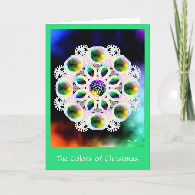 Colors of Christmas Holiday Card (Front)