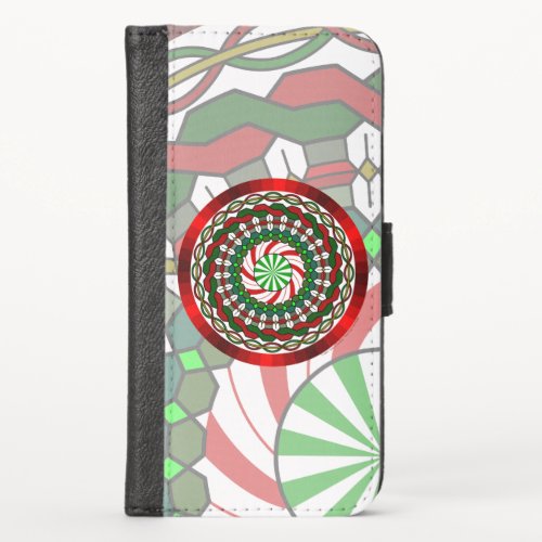 Colors of Christmas Smartphone Wallet Case