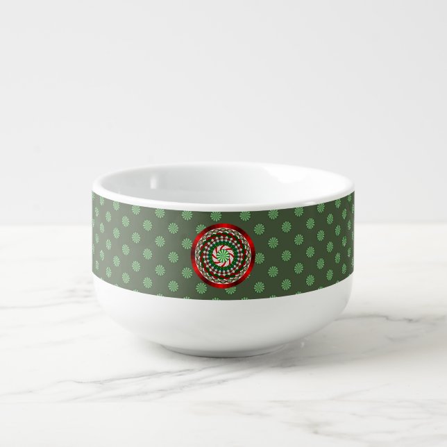 Colors of Christmas Soup Mug (Front)