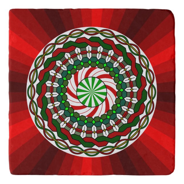 Colors of Christmas Trivet (Front)