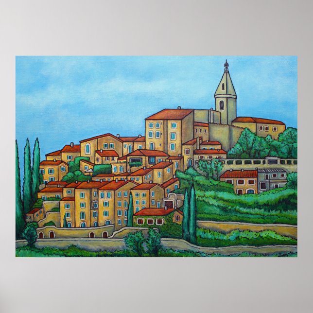 Colors of Crillon-le-Brave, Poster Print 28x20 (Front)