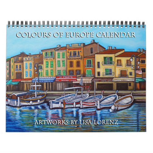 Colors of Europe 2_Page Calendar by Lisa Lorenz