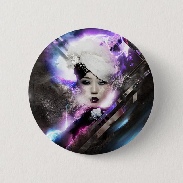 Colors of Fashion - Badge Pinback Button (Front)