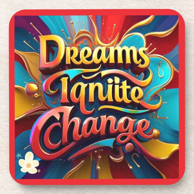 "Colors of Inspiration" Beverage Coaster (Front)