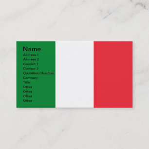 Colors of Italy Business Card
