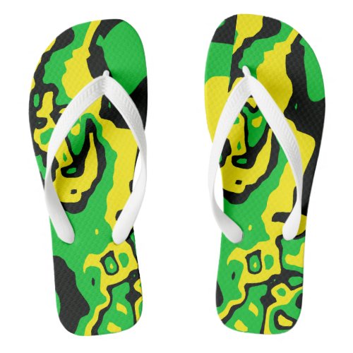 Colors of Jamaica Flip Flops