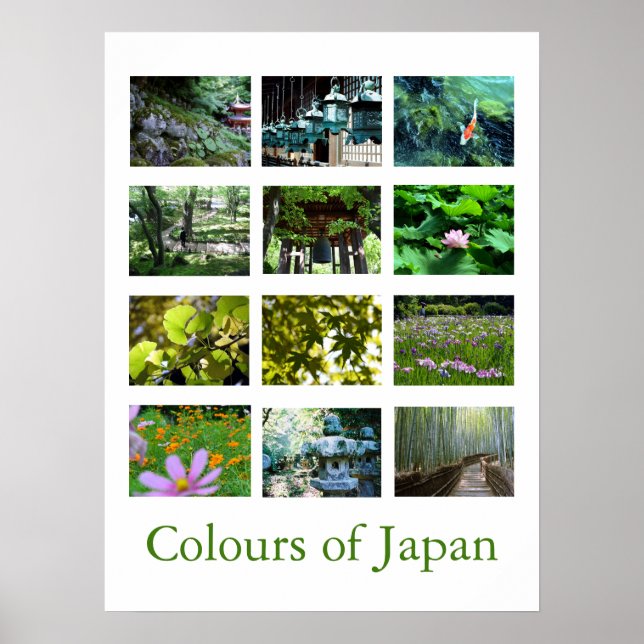Colors of Japan (green) Poster (Front)