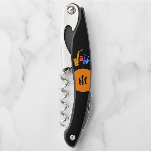Colors of Jazz Monogram Black Corkscrew (Front)