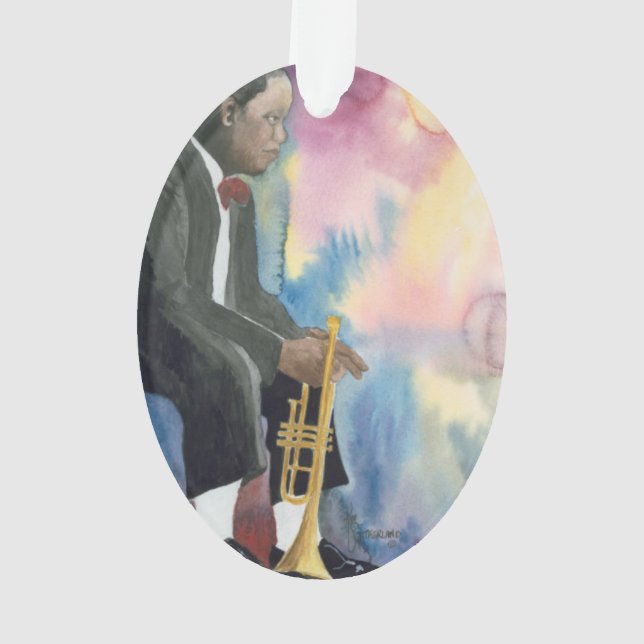 Colors of Jazz Ornament (Back)