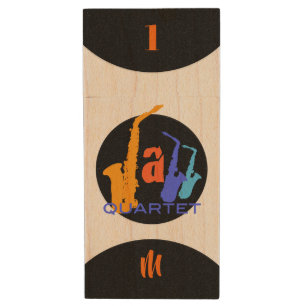 Colors of Jazz Quartet Monogram USB Flash Drive