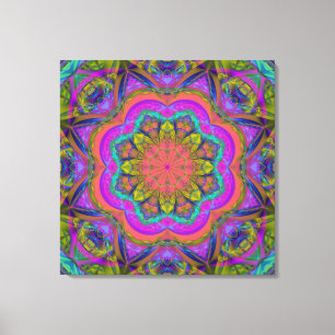Colors of Life, modern abstract wallart Canvas Print