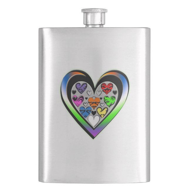 Colors of Love Flask (Front)