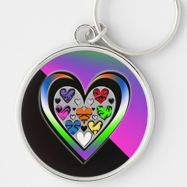 Colors of Love Keychain (Front)