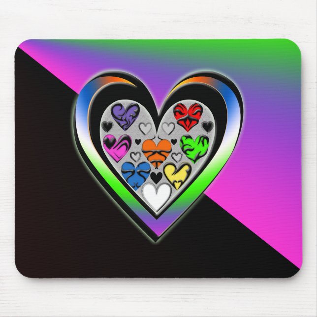 Colors of Love Mouse Pad (Front)