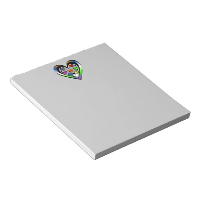 Colors of Love Notepad (Angled)