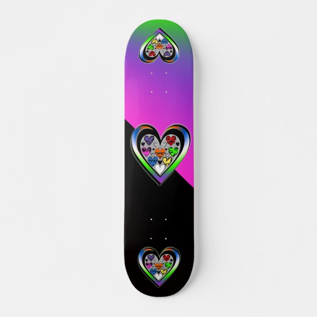 Colors of Love Skateboard Deck (Front)