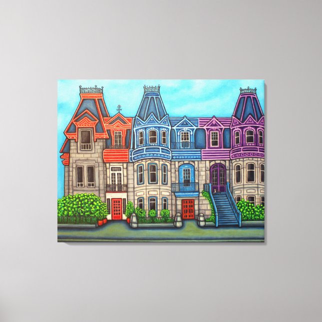 Colors of Montreal Canvas Print (Front)