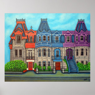 Colors of Montreal Poster