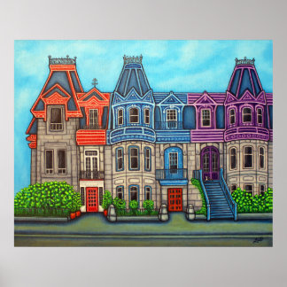 Colors of Montreal Poster