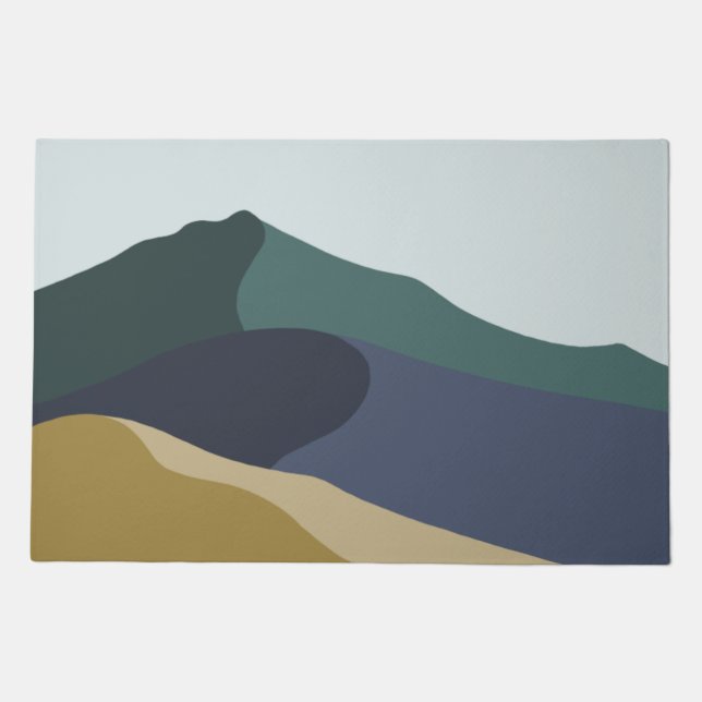Colors of Mt Tamalpais  Doormat (Front)