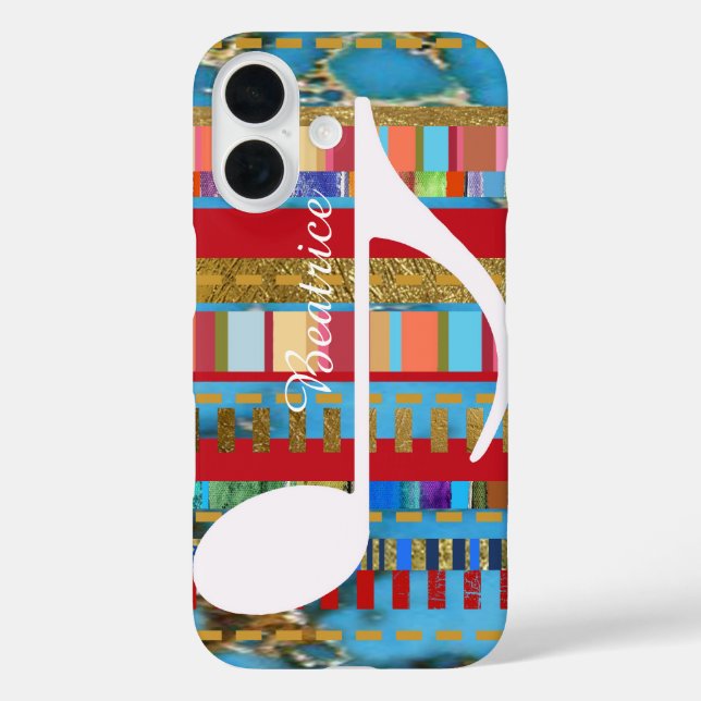 colors of music personalized Case-Mate iPhone case (Back)