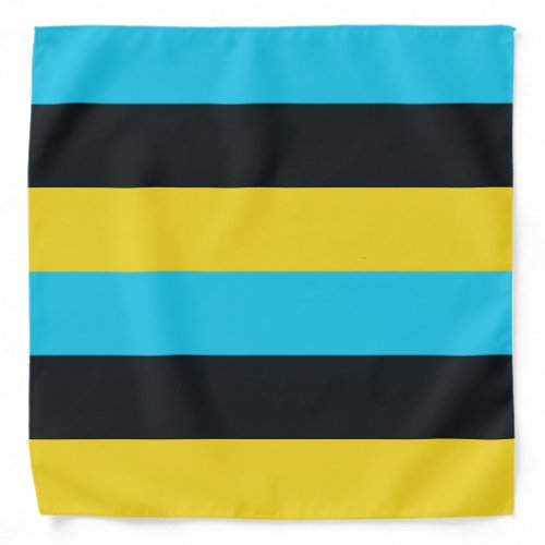 Colors of Nassau Flag   Bandana