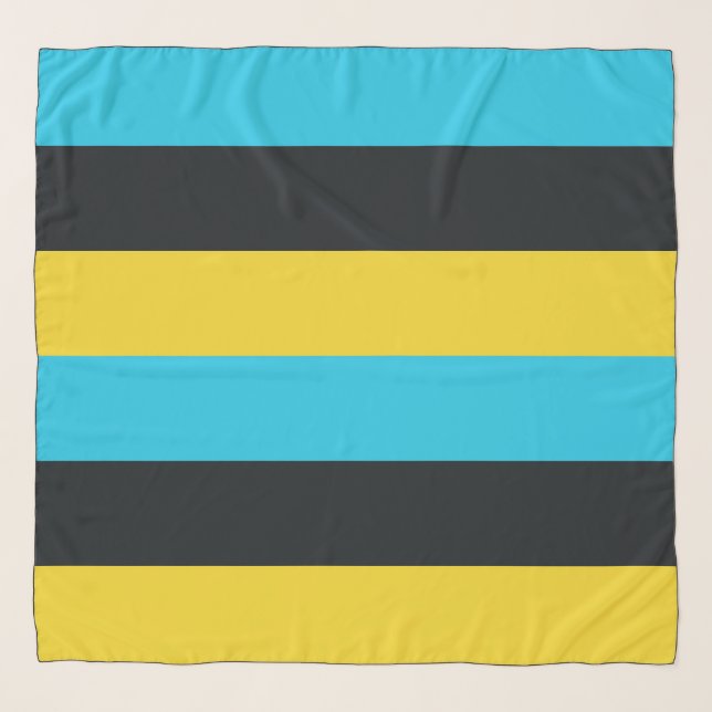 Colors of Nassau Flag  Scarf (Front)