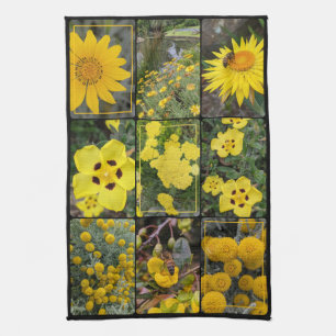 Colors of Nature - Yellow Flowers Kitchen Towel