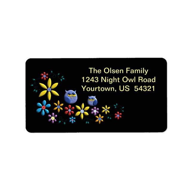 Colors Of Night Label (Front)