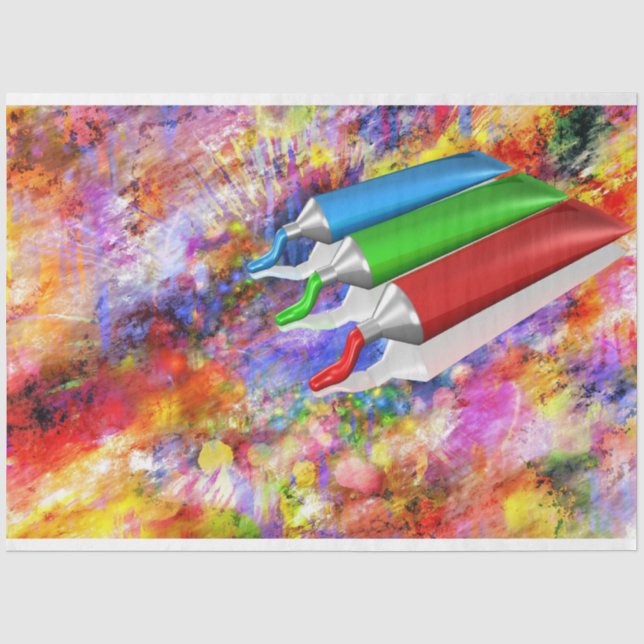 Colors of Painters Tissue Paper (Front)