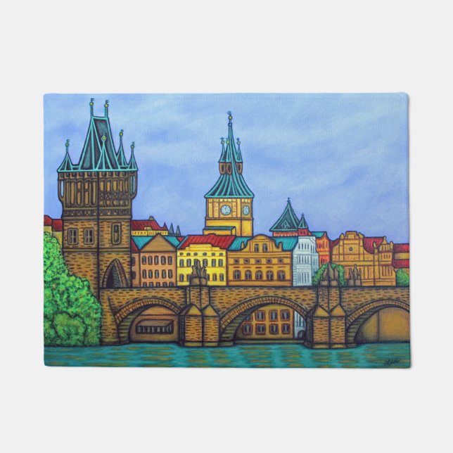 Colors of Prague Doormat (Front)