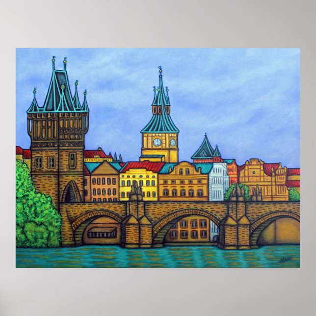 Colors of Prague Poster Print (Front)