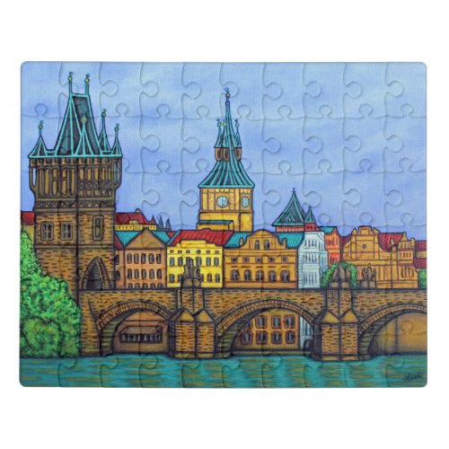 Colors of Prague Puzzle by Lisa Lorenz