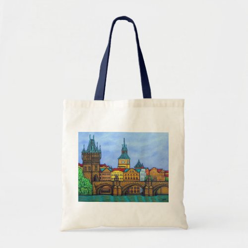 Colors of Prague Tote Bag by Lisa Lorenz