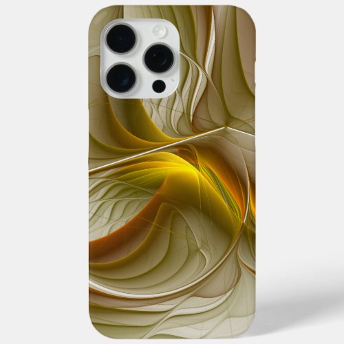 Colors of Precious Metals Abstract Fractal Art iPhone 15 Pro Max Case