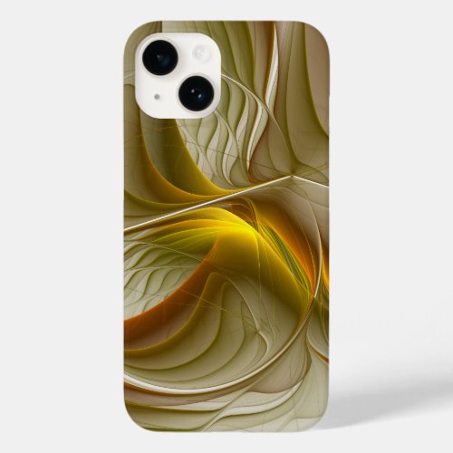 Colors of Precious Metals Abstract Fractal Art Case_Mate iPhone 14 Case